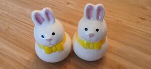 Spring Easter Bunny Salt and Pepper set